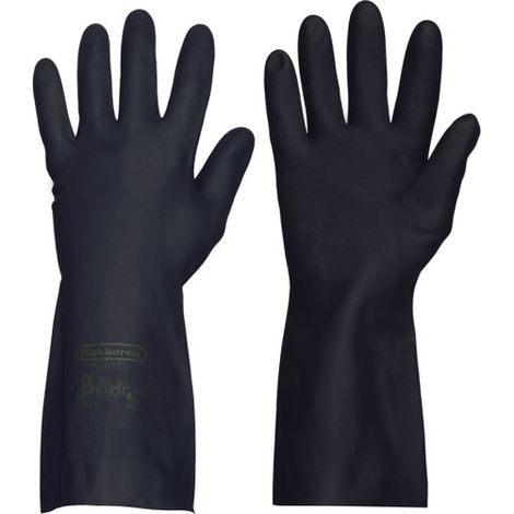 Guantes químicos de latex HEAVYTECH G350 (12 pares) 9