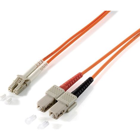 Equip LWL Patchkabel LC- SC 1.00m Multimode Duplex OM1 or Polybeutel