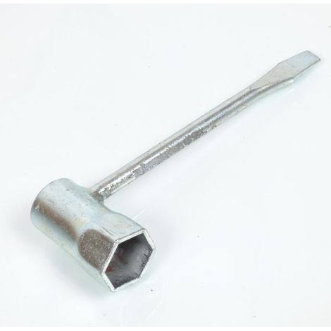 Clé à bougie coudée de 19mm avec embout tournevis plat pour