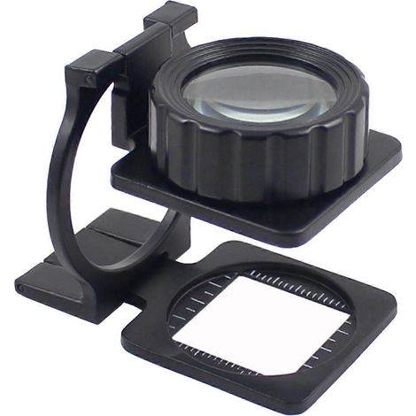 Neue, faltbare optische Vergrößerungsgläser aus Stoff mit Doppelglas und Metalllackierung (1/5)