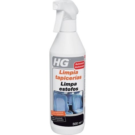 Limpiador coche tapiceria 500ml spray 500 ml hg