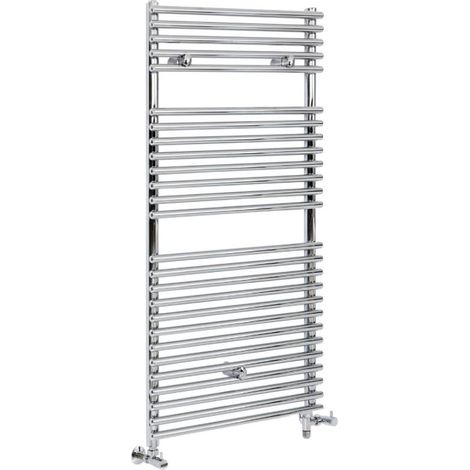 Hudson Reed Arno - Sèche-Serviettes Design Mixte Moderne - Chromé - 119 cm x 60 cm