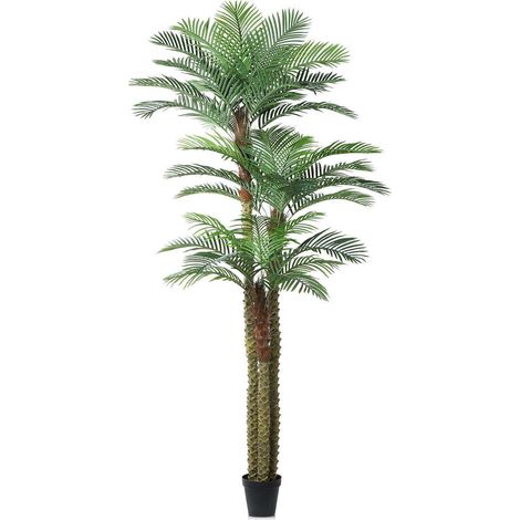 Künstliche Palme UV Goldrattan Terrasse Pool Innenraum 300 cm (1/5)