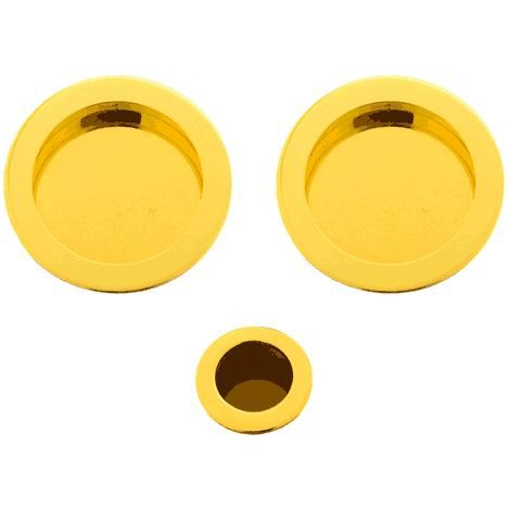Kit Maniglie Per Porte Scorrevoli Finitura Cromo Satinato