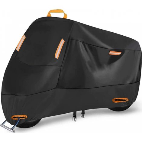 Telo coprimoto compatibile con Harley Davidson 114 FXDR 2019, con foro per lucchetto. (1/2)