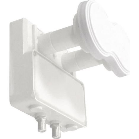 Tête LNB universelle - KÖNIG - Monoblock Twin - 0,2 dB - Réception stable - Astra 19,2°E/23,5°E