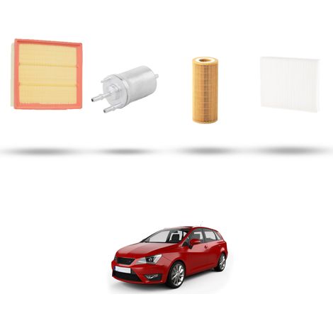 Kit tagliando 4 filtri compatibile con Seat Ibiza IV 1.2 44kw dal 2009 (1/5)