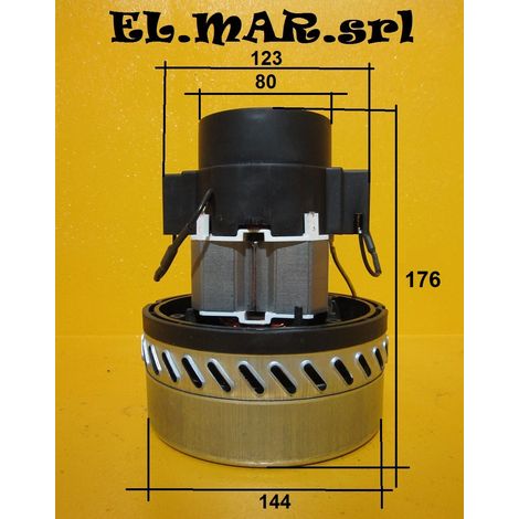 BY-PASS 1400 W Motore Bistadio aspirapolvere aspiraliquidi 230 V Monofase