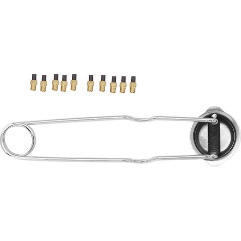 Briquet à étincelle pour chalumeau de coupage-soudage gaz, avec 10 pierres à briquet, allumeur robuste, usage professionnel. (1/5)