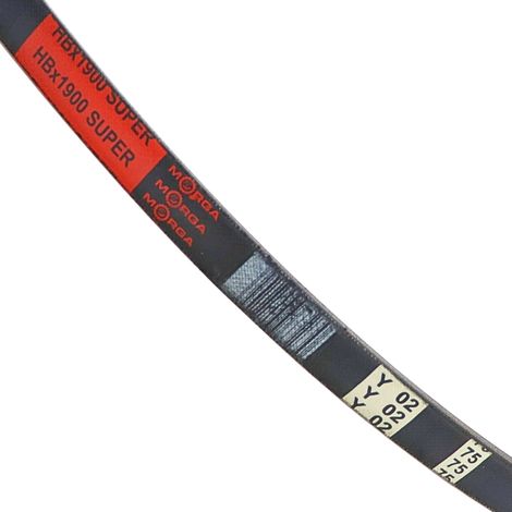 Cinghia trapezoidale MORGA HBx1900 17x1900 Rossa SUPER CR Power (1/4)