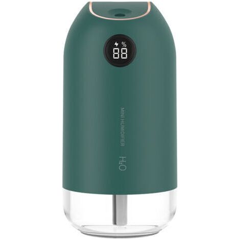 Humidificateur d'air 500ML, humidificateur d'air à ultrasons silencieux pour bébé, éteint automatiquement l'humidificateur d'air domestique, utilisé pour le yoga dans la chambre et le bureau, a (1/5)