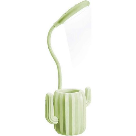 Lampe de bureau pour enfants, lampe de chevet avec lampe de lecture USB, verte (1/5)