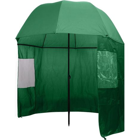 Paraguas de pesca verde 300x240 cm vidaXL (1/2)