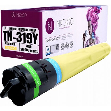 Inkdigo Toner TN319Y, kompatibel mit Konica Minolta Bizhub C360, TÜV-zertifiziert (1/4)