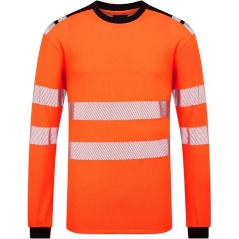 Camiseta de manga larga PW3 Modaflame Knit HVO FR FR736 XXXL Naranja/Negro (1/2)