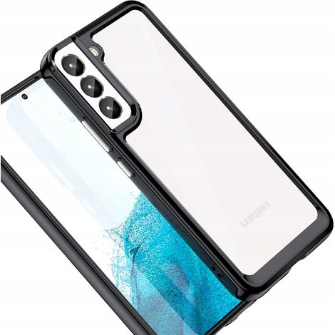 Cover a tema spazio esterno per Samsung Galaxy S23+ con cornice flessibile, colore nero. (1/5)