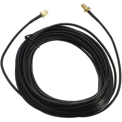 Rallonge d'antenne coaxiale RG58 SMA mâle vers SMA femelle, 7 m (1/5)