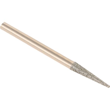 [JAMAIS UTILISÉ]Têtes de meulage diamantées électroplaquées, jeu de 30 fraises de 3 mm pour outils rotatifs et accessoires de meulage électrique (1/2)
