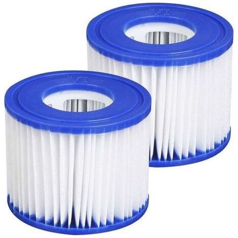 Filtre Spa pour bestway 58323, Cartouche pour filtration de l'eau Taille 6 pour Lay-Z-Spa, pour Monaco, pour Miami, pour Vegas (Lot de 4) (1/3)