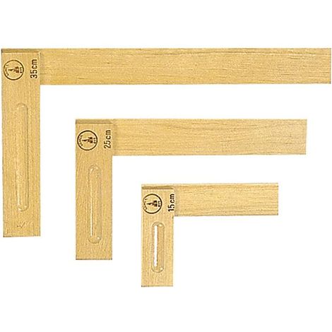 Ulmia Holzwinkel Weißbuche 150 mm Schreinerwinkel aus Holz (1/2)