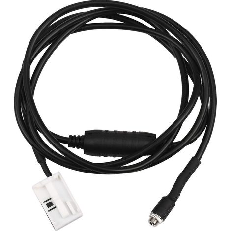 Connecteur de câble audio auxiliaire pour voiture avec résistance, 1,5 m, 12 broches, pour E60 E61 E63 E64 E65 E66 E81 E82 E83 E87 (1/5)