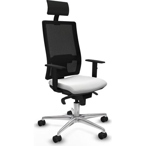 Piqueras y Crespo Bürostuhl Weiß Ergonomisch