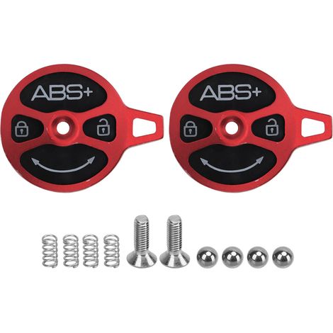 2 Pièces Cache-Fourche Étanche Rouge CNC Aluminium Alloy Accessoires Vélo Remplaçable (1/5)