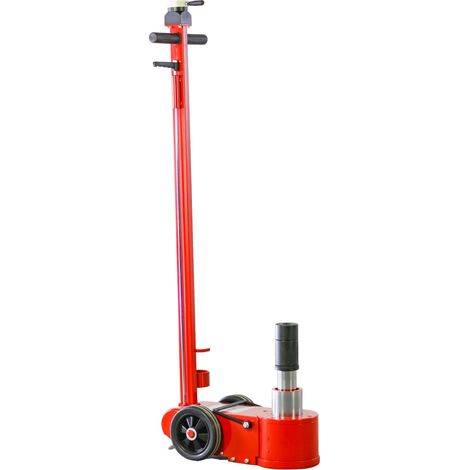 Mw Tools – Cric rouleur camion poids lourd hydro-pneumatique 40 T – Hauteur de levage 75 mm – Vérin renforcé chromé – HPK2040L (1/10)