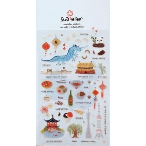 Pegatinas decorativas de China