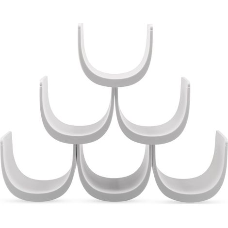 Alessi Noè GIA13 - Portabottiglie di Design in Resina Termoplastica, Bianco (1/4)