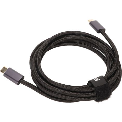 Câble de charge rapide USB-C 140 W, compatible USB 2.0, débit de 10 Gbit/s, charge rapide PD 3.1, câble portable de 200 cm pour le bureau et les voyages. (1/4)