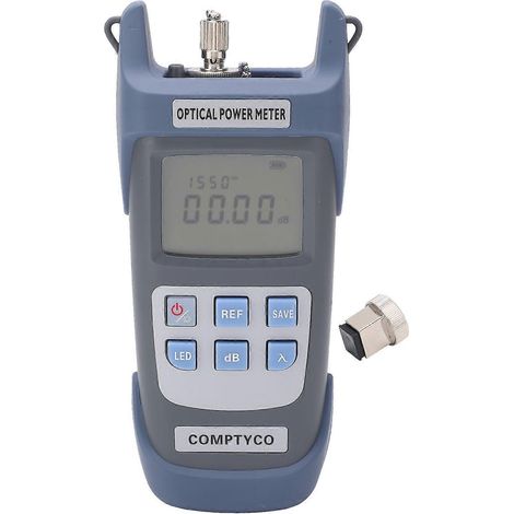 Wattmètre à fibre optique, testeur de câbles à fibre optique -50 à +26 dBm avec voyant LED pour la maintenance