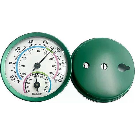 FOR 2-in-1 Edelstahl-Thermometer-Hygrometer mit automatischer Zeigeranzeige und Temperatur-/Feuchtigkeitsmessung - JXLGV (1/4)