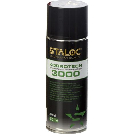 Staloc Korrotech 3000 Hochleistungskorrosionsschutz - Rostschutz Spray für blanke Teile, 400ml transparent (1/4)