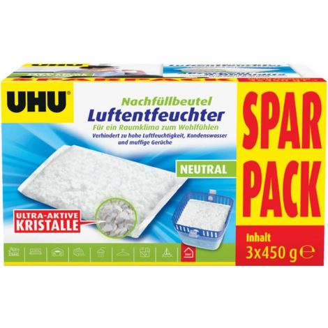 Lot de 3 sacs de recharge pour déshumidificateur - 3 x 450 g (1/5)