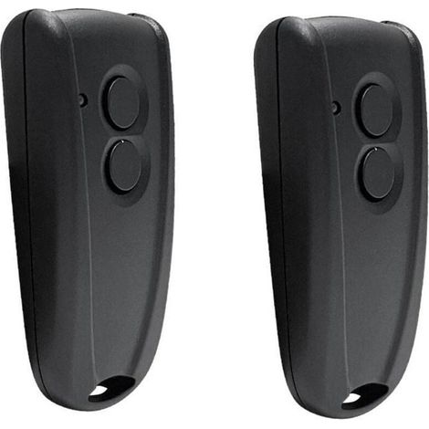 Télécommande de porte de garage 433 MHz 2 pièces, compatible avec la télécommande de porte de volet roulant sans fil à 2 boutons RSE2 RSC2 (1/4)