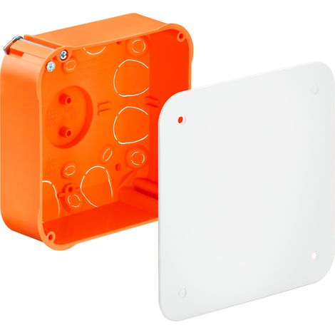 Boîte de dérivation kaiser 9195-91 plastique 107x107x53 mm