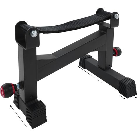 Soportes para peso muerto, soporte para levantamiento de pesas de alta resistencia, para gimnasio en casa, color negro. (1/2)