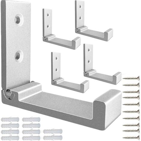 Patères pliantes, cintres en 5 pièces, crochets pour serviettes, crochets robustes en alliage d'aluminium pour casque audio (1/4)