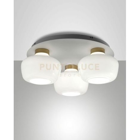 Kino Plafoniera Bianca 3Luci