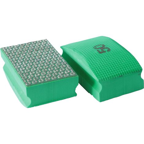 DIAMANT-HANDSCHLEIFPAD K50 - 55X90MM GRÜN