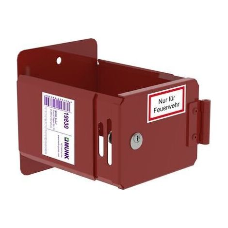 [NEUWERTIG] B-Ware MUNK Leiterhalterung Halter Wandmontage pulverbeschichtet RAL 3000 CL1-Schloss (1/2)