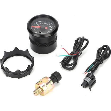 Jauge de Pression D'huile, Produits de Système électrique Automobile, Affichage Numérique de Pointeur de Compteur de Pression D'huile de 2 Pouces 52 Mm avec Moteur Pas à Pas. (1/5)