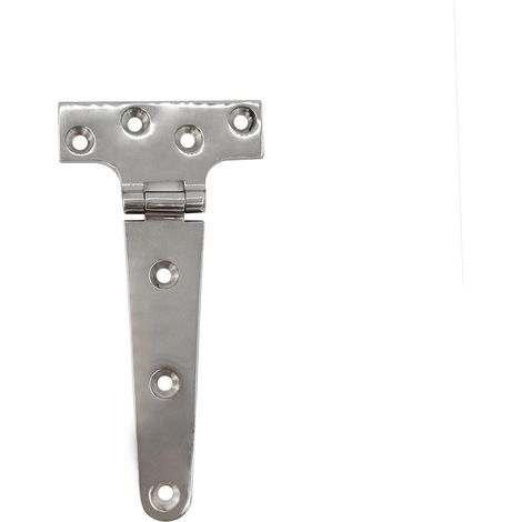 Bisagra de acero inoxidable reforzado, bisagra tipo T, bisagra en T de alta resistencia. (1/3)