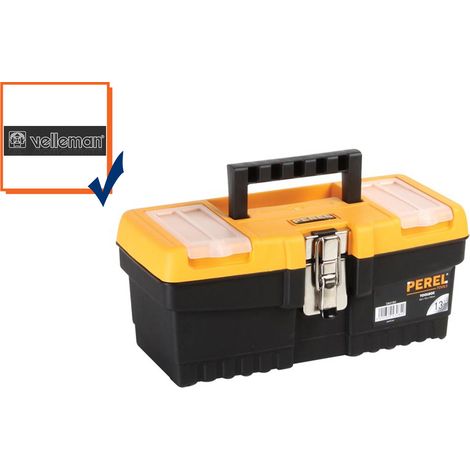 Werkzeugkiste, Werkzeugkasten, herausnehmbare Ablage, 320 x 155 x 139 mm