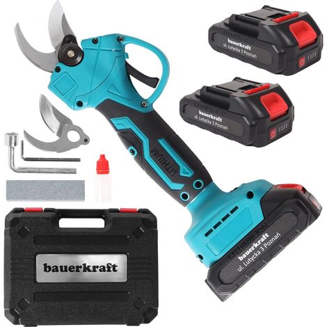 Sécateur électrique sans fil 21 V, diamètre de coupe 30 mm-AquaForge (1/5)