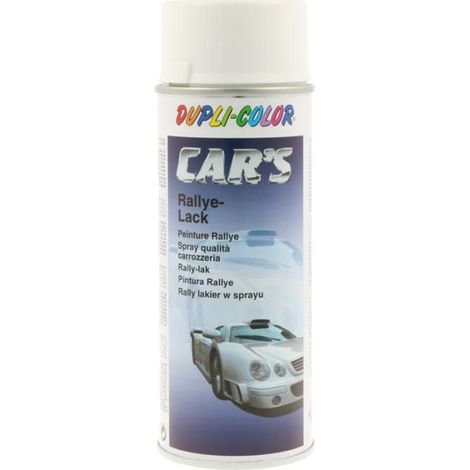 Bombe peinture rallye blanc satiné - 400 ml - Dupli-Color