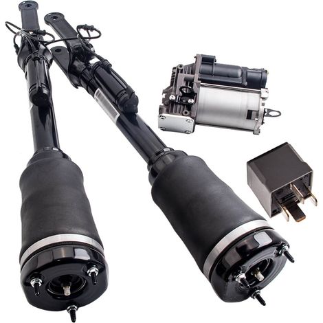 3PCS FOR MERCEDES W164 X164 ML GL 05-13 FRONT AIR SUSPENSION W/ADS & COMPRESOR (1/5)