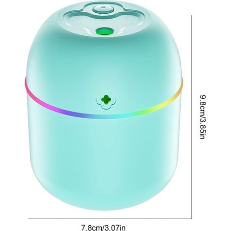 Tisch-Luftbefeuchter  220 ml USB-Luftbefeuchter mit Diffusor  Tisch-Luftbefeuchter mit zwei Sprühmodi  Geräuschloser Betrieb (1/5)