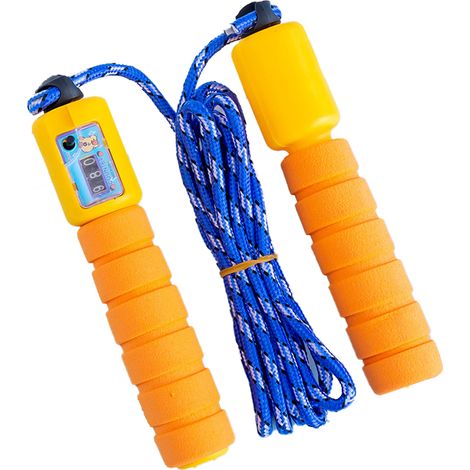 Corde À Sauter Compteur Réglable Entraînement Endurance Fitness Poignées Ergonomiques Intérieur Extérieur 1 Pièce (1/5)